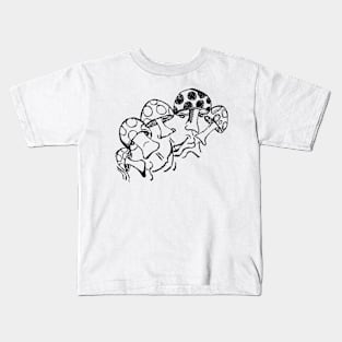 doodleflow shrooms Kids T-Shirt